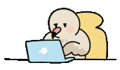 Tired Work Sticker