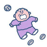 Suprise Run Grandma Run Sticker by SOWINGHONG