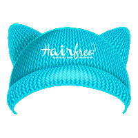 hairfree love girl glasses hat Sticker