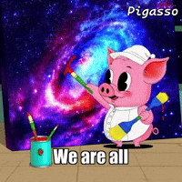 Stars Peace GIF by The Pigasso