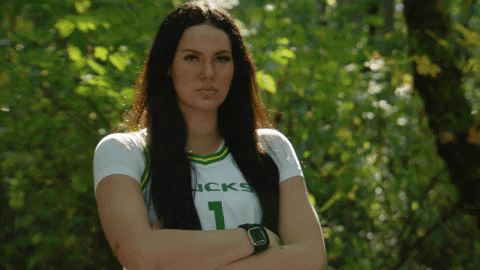 Womens Basketball Oregon GIF by GoDucks