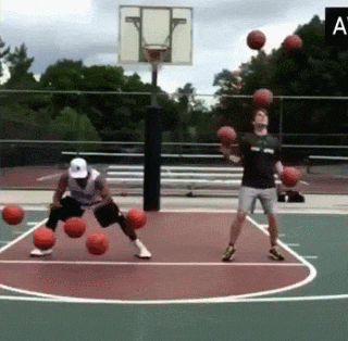 Basketball Juggling GIF