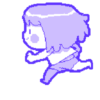 Zeomytales run purple zeomytales zeomy Sticker