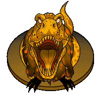 Dinosaur Oyver Sticker by Marstan