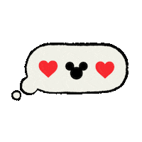 Polka Dot Love Sticker by Mickey Mouse