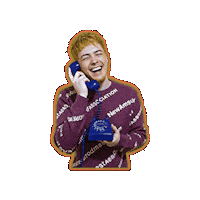 Call Me Phone Sticker by Yuri Togkces