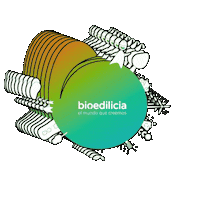 Bioedilicia paneles solares bioedilicia arquitectura sostenible casa sostenible Sticker