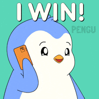 I Did It Win GIF by Pudgy Penguins