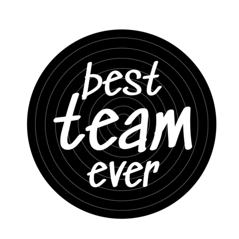 Best Team Ever Sticker by Perosnal PR