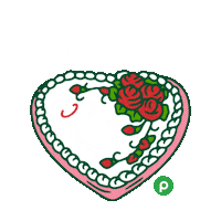 In Love Heart Sticker by Publix