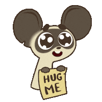 puppy eyes hug Sticker by Almost a Hero