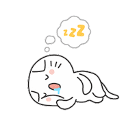 Cat Sleep Sticker by KIKI