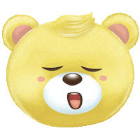 Sleepy Bear Sticker by Promina Indofood