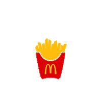 Food Gold Sticker by McDonaldsJordan