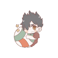 Volleyball Chibi Sticker by Alex and Inki