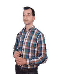 Mr Bean Smile Sticker by Luca Brosius