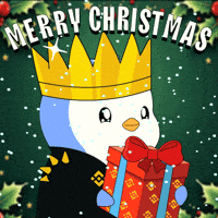 Merry Christmas GIF by Pudgy Penguins