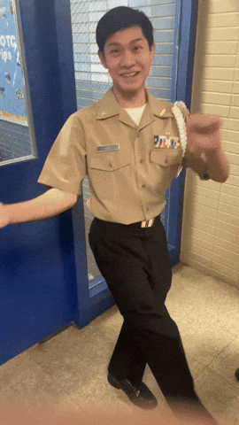 TedrosXO dance dancing giphycreatortest rotc GIF
