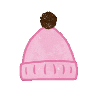 Pink Snow Sticker