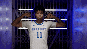 Flexing College Basketball GIF by Kentucky Men’s Basketball. #BuiltDifferent