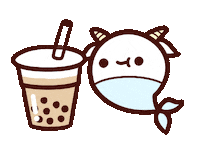 tea eat Sticker by Dream Hugo