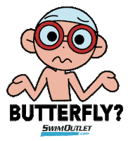 Butterfly Sticker by SwimOutlet