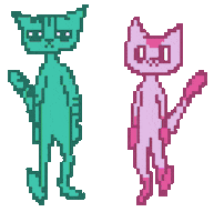 Cat Pixel Sticker