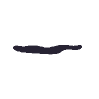 apolondon purple worm line shape Sticker