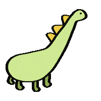 Duck Dinosaur Sticker