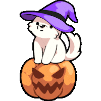 Dog Halloween Sticker