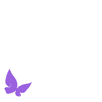Purple Butterfly Sticker