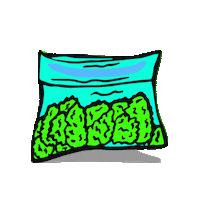 Art Smoking Sticker by Nuttz