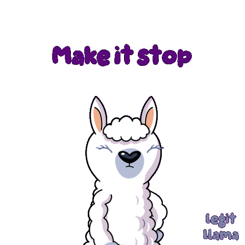Make It Stop Sticker by VeeFriends