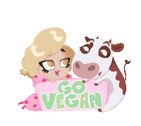Go Vegan Stefania Ferrario Sticker