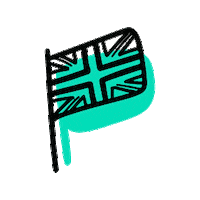 British Party Sticker by TheSkillsNetwork