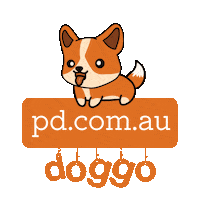 PdAu doggo transparency pdpets pdpet Sticker