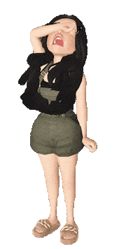Girl Sticker