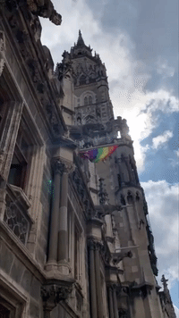 Rainbow Flag Unfurled at Munich Town Hall