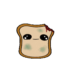 Happy Toast Sticker