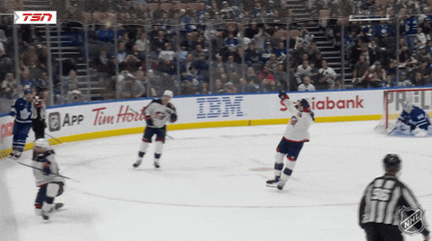 Happy Blue Jackets GIF by NHL