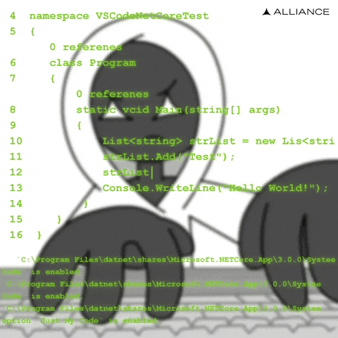 Code Coding GIF by Alliance