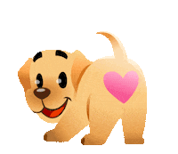 dog love Sticker by Chummy Chum Chums