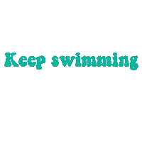 Keep Swimming Surfer Girl Sticker