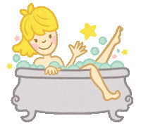 Bath Bathtime Sticker by Politopia Ilustraciones
