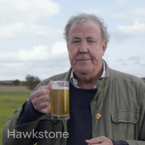 Hawkstone giphyupload celebration beer cheers GIF