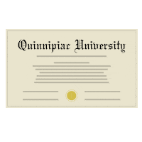 Graduation Commencement Sticker by Quinnipiac University