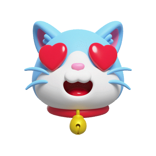 Webtilia winner corazon cup gato Sticker