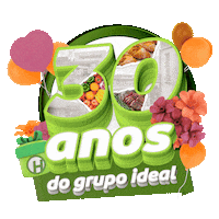 Hiperideal hiperideal 30anosideal aniversárioideal Sticker