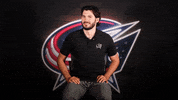 Shake Head No GIF by Columbus Blue Jackets