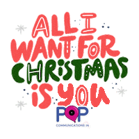 Merry Christmas Love Sticker by Pop Communications